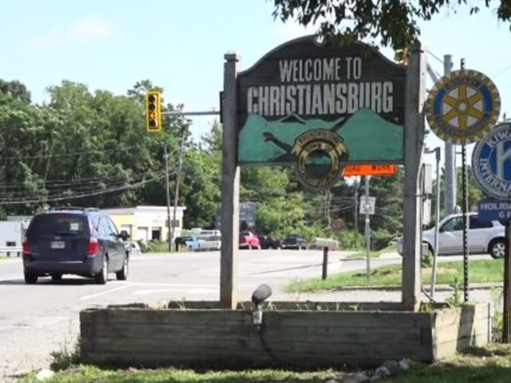 christiansburg virginia sign